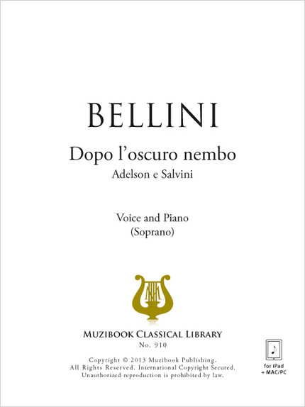 Dopo l'oscuro nembo - Vincenzo Bellini - Muzibook Publishing