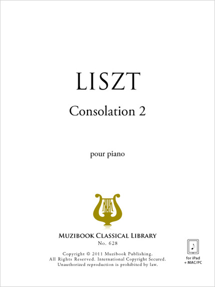 Consolation n° 2 - Franz Liszt - Muzibook Publishing