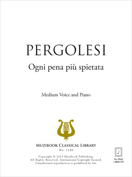 Ogni pena più spietata - Giovanni Battista Pergolesi - Muzibook Publishing