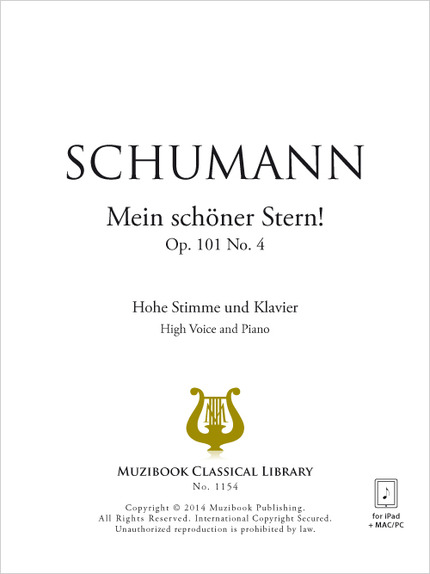 Mein schöner Stern! - Robert Schumann - Muzibook Publishing