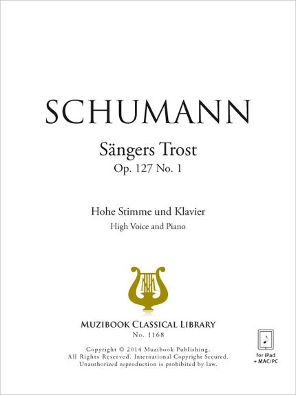 Sängers Trost - Robert Schumann - Muzibook Publishing