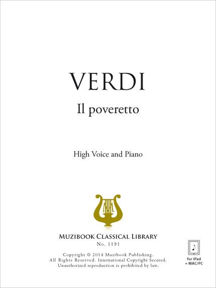 Il poveretto - Giuseppe Verdi - Muzibook Publishing