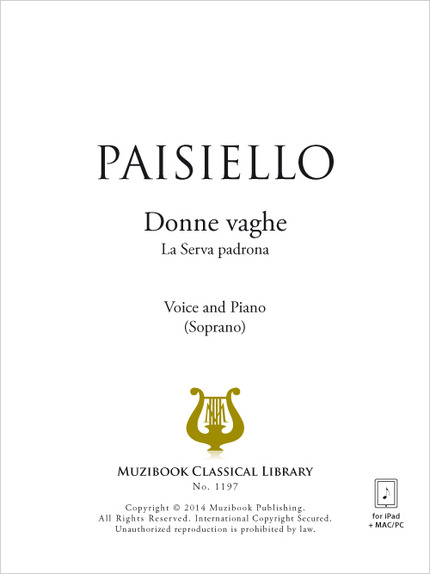 Donne vaghe - Giovanni Paisiello - Muzibook Publishing
