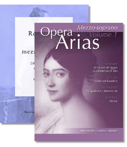 OFFRE SPÉCIALE RENTRÉE N° 3 : 2 recueils pour mezzo-soprano (airs d'opéra, mélodies et lieder) -  Divers - Muzibook Publishing