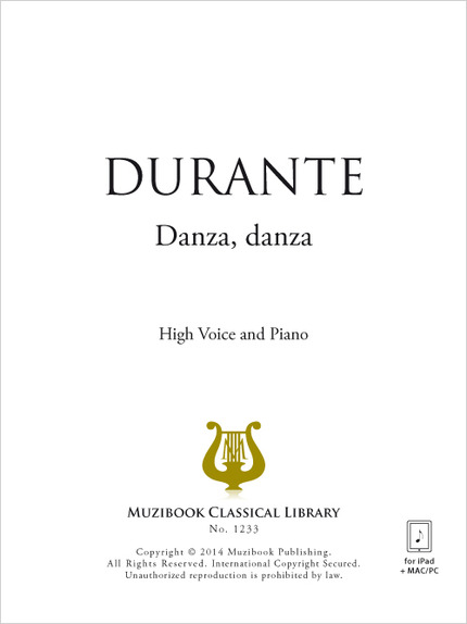 Danza, danza - Francesco Durante - Muzibook Publishing