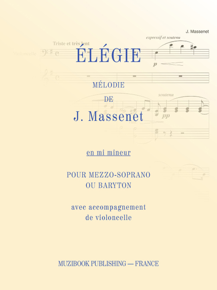 Élégie - Jules Massenet - Muzibook Publishing